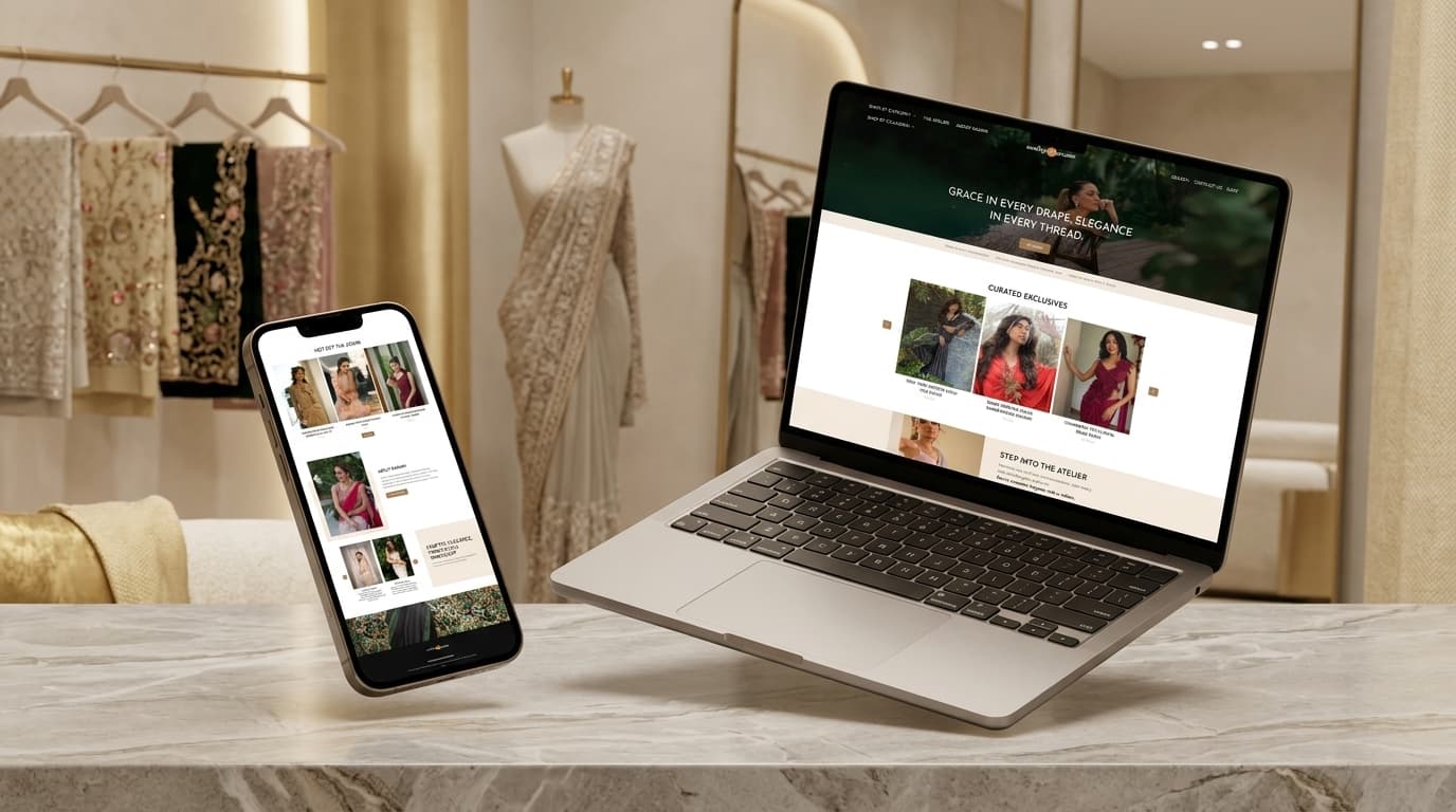 Rashmi Kumari — Luxury Couture Mobile UX & International Checkout